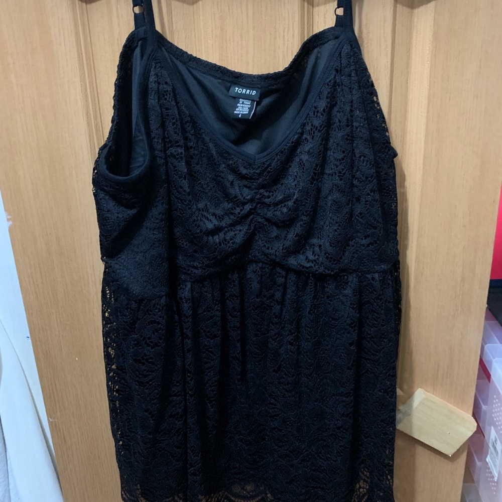 Lace camisole babydoll top torrid 4